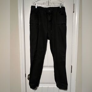 Massimo Men's Black Cargo Pants